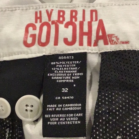 GOTCHA Hybrid grey shorts size 32 - Picture 4 of 5